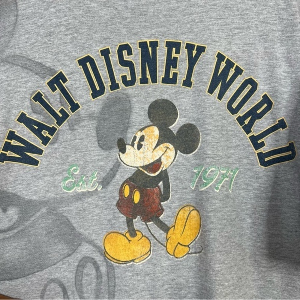 VTG Disney Shirt Size 2X Womens Short Sleeve Mickey Mouse 1971 - Picture 3 of 11
